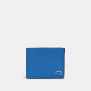 Coach 3 In 1 Wallet With Signature Canvas Interior Azules | COH866703