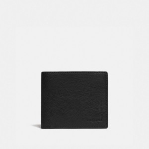 Coach 3 In 1 Wallet With Signature Canvas Detail Negras Kaki | COH866720