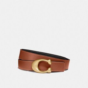 Coach C Hardware Reversible Belt, 25 Mm Negras | COH866311