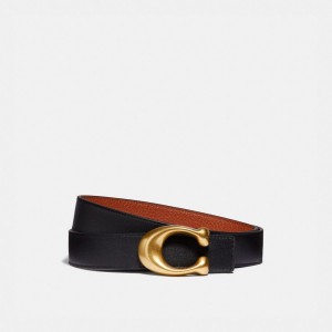 Coach C Hardware Reversible Belt, 32 Mm Negras | COH866320