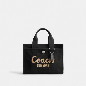 Coach Cargo Tote Bag 26 Plateadas Negras | COH865094