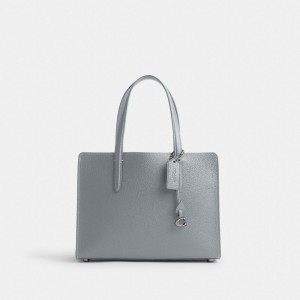 Coach Carter Carryall Bag 28 Plateadas Gris Azules | COH865029