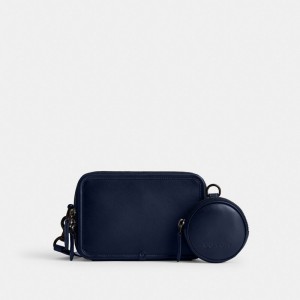 Coach Charter Crossbody With Hybrid Pouch Azules Oscuro | COH866597