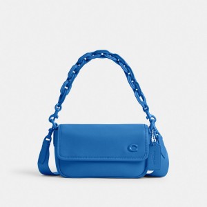Coach Charter Flap Crossbody 18 Azules | COH866568