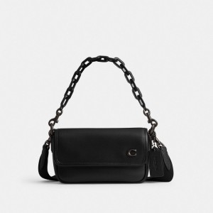 Coach Charter Flap Crossbody 18 Negras | COH866609