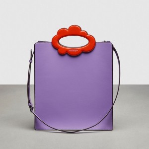 Coach Cloud Handle Tote Naranjas | COH866628