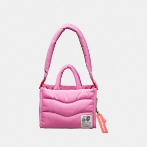 Coach Coachtopia Loop Mini Puffy Tote Rosas | COH865081
