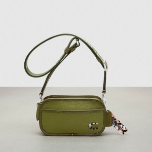 Coach Crossbody Convertible Belt Bag In Coachtopia Leather Verde Oliva Verde | COH864815