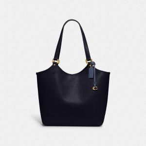Coach Day Tote Bag Azul Marino | COH865012