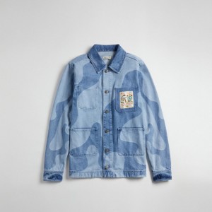 Coach Denim Jacket In Wavy Wash Azules Multicolor | COH866940