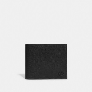 Coach Double Billfold Wallet Negras | COH866708