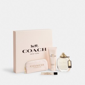 Coach Eau De Parfum 4 Piece Gift Set Multicolor | COH866403