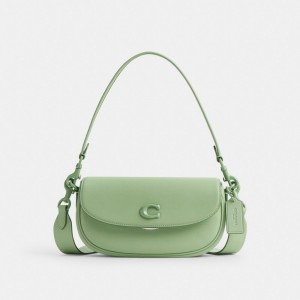 Coach Emmy Saddle Bag 23 Plateadas | COH865227