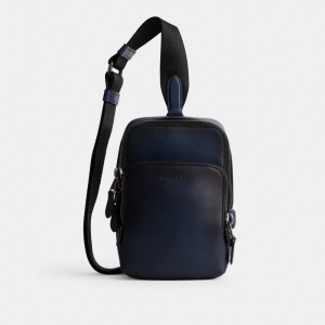 Coach Gotham Sling Pack 13 Azules Oscuro | COH866585