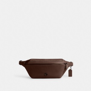 Coach Hall Belt Bag Chocolate | COH866583