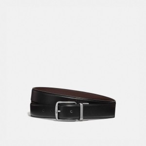 Coach Harness Buckle Cut To Size Reversible Belt, 32 Mm Negras Marrones | COH866998