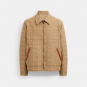 Coach Heritage Reversible Jacket Marrones | COH866872