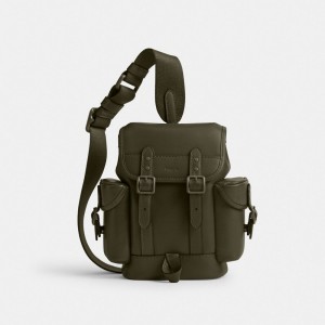 Coach Hitch Backpack 13 Verde | COH866582