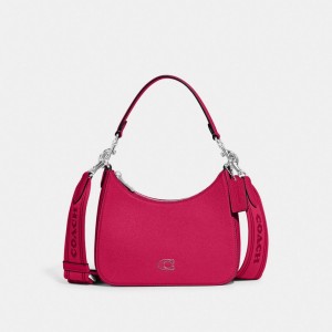 Coach Hobo Crossbody Bag With Signature Canvas Rosas | COH866551