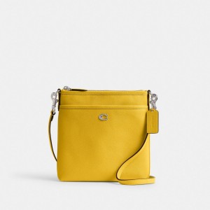 Coach Kitt Messenger Crossbody Bag Plateadas | COH865197