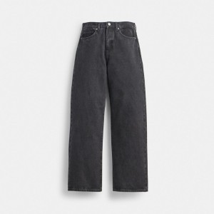 Coach Loose Fit Jeans Negras | COH866018