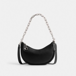 Coach Mira Shoulder Bag Plateadas Negras | COH865317