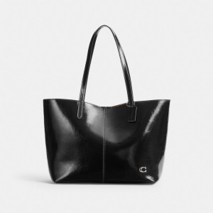 Coach North Tote Bag 32 Plateadas Negras | COH865050