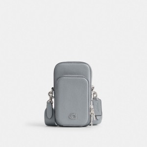 Coach Phone Crossbody Gris Azules | COH866548