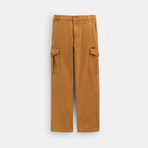 Coach Regenerative Cotton Pants Marrones | COH866951