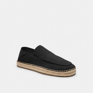 Coach Reilly Espadrille Negras | COH866820
