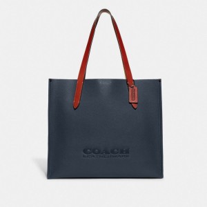 Coach Relay Tote Bag Azules | COH866528