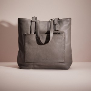 Coach Restored Metropolitan Soft Tote Gris Gris | COH866627