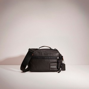 Coach Restored Pacer Top Handle Crossbody With Patch Negras Cobra Negras | COH866569