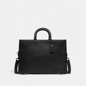 Coach Rogue Brief In Regenerative Leather Negras | COH866530
