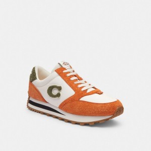 Coach Runner Sneaker Marrones Naranjas | COH866783