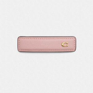 Coach Signature Leather Barrette Rosas | COH866163