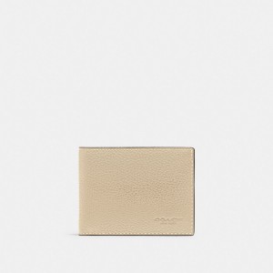Coach Slim Billfold Wallet Blancas | COH866715