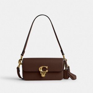 Coach Studio Baguette Bag Chocolate | COH865190
