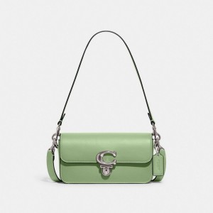 Coach Studio Baguette Bag Plateadas | COH864728