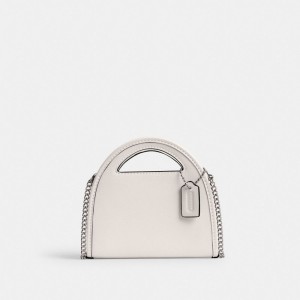 Coach Top Handle Card Case Plateadas | COH865537