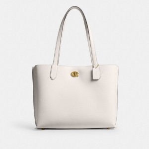 Coach Willow Work Tote 38 Blancas | COH865068